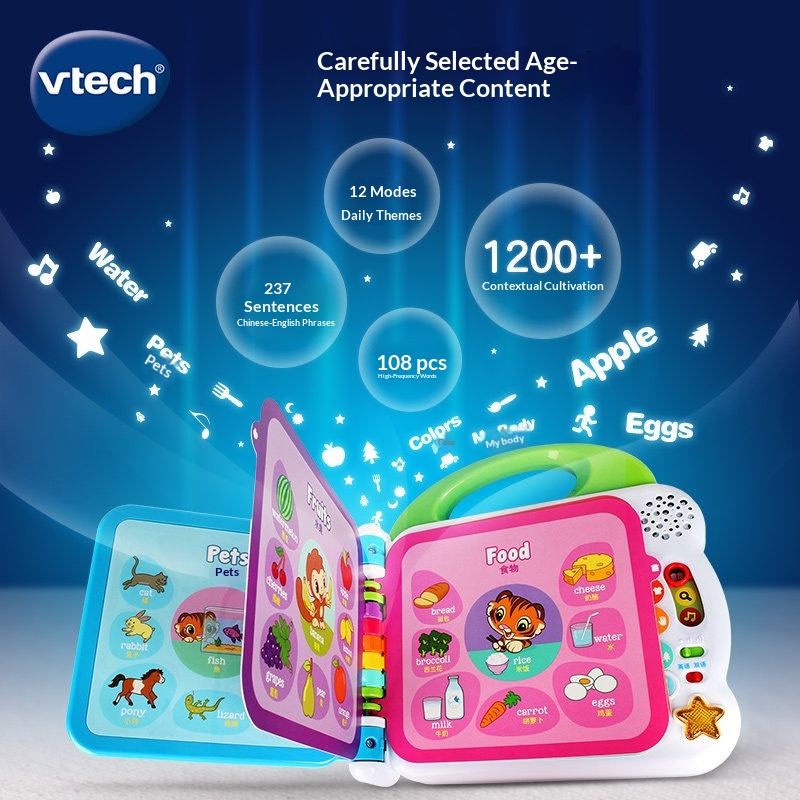 Kids Education Words - Livro de Áudio Vtech English Enlightenment