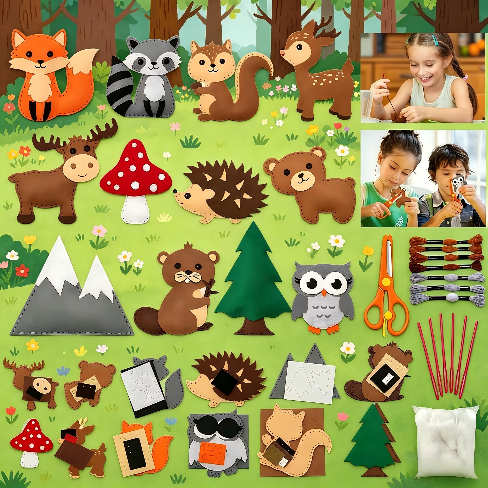 Kids Education Classes - Kit de Costura para Crianças com