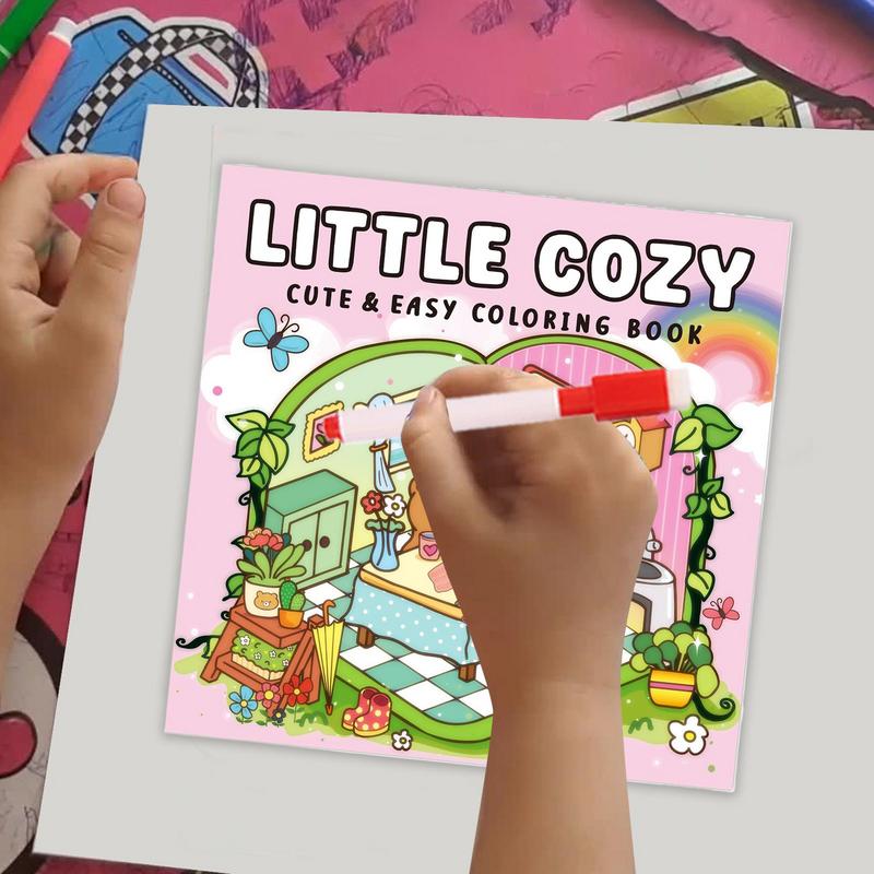 Learning Workbook Preschool - Livro de colorir para crianças, fácil