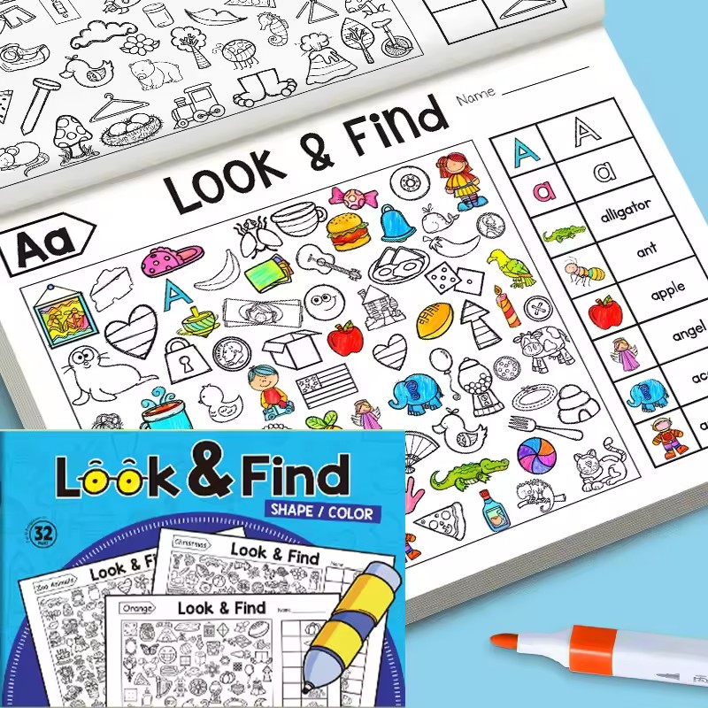 Kid Educational - Veja e encontrar livro para colorir