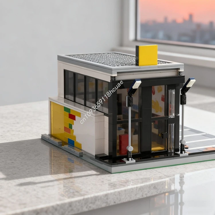 Kids Education Store - 950 peças MOC Store, Blocos de