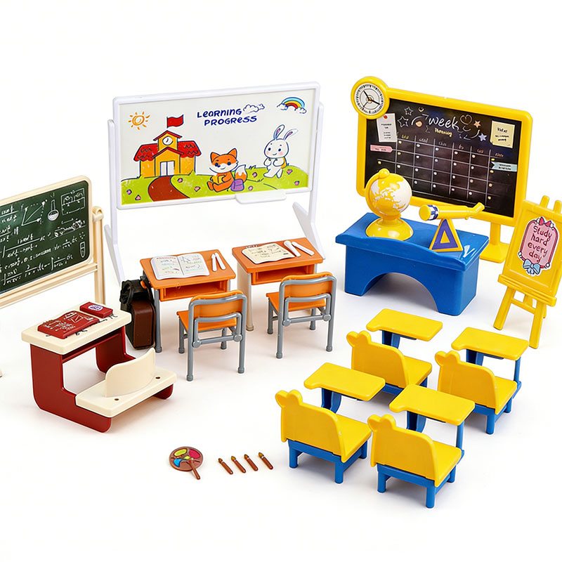 Conjunto de Móveis em Miniatur - Kids Education Classes avaliação e preço
