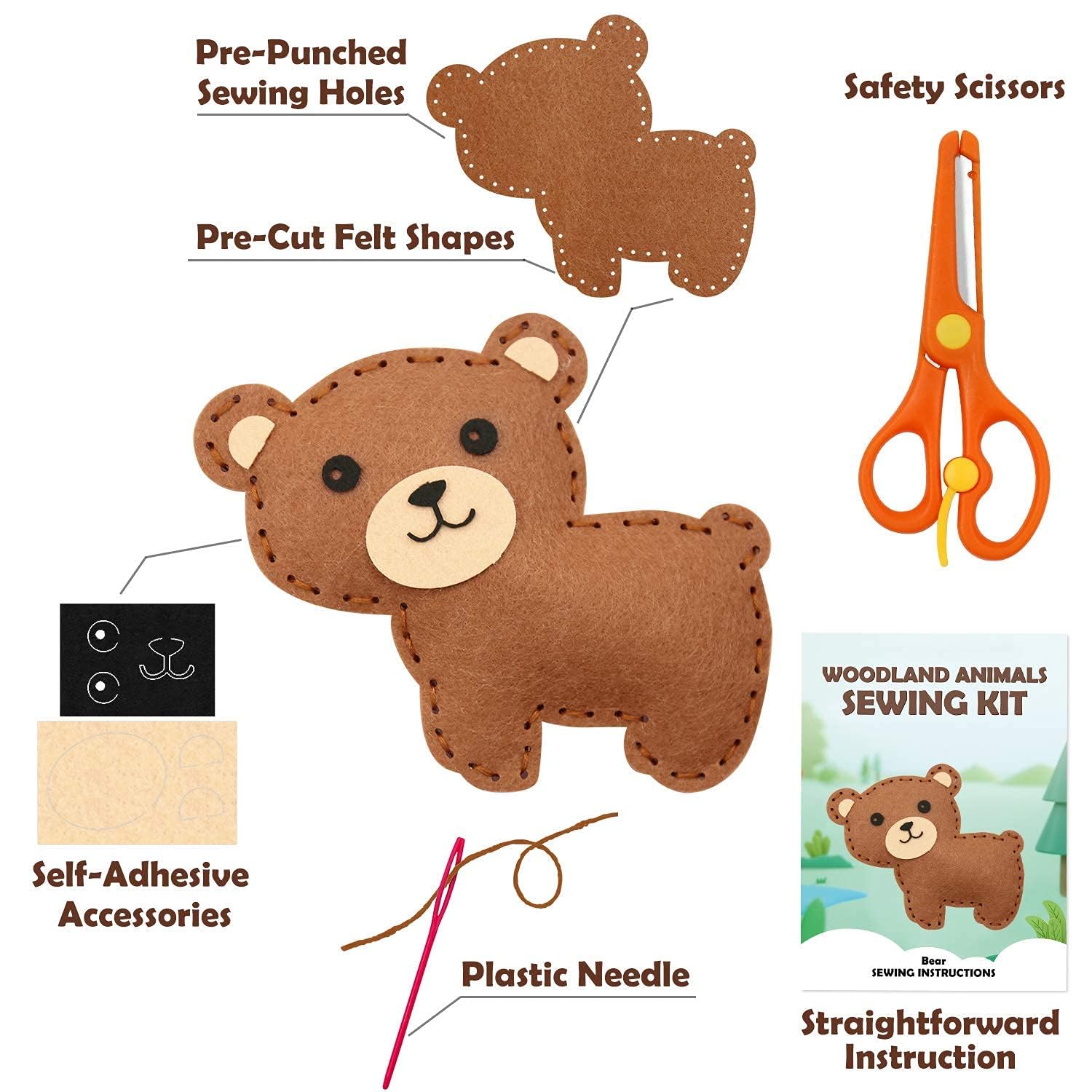 Kit de Costura para Crianças c - Kids Education Classes avaliação e preço