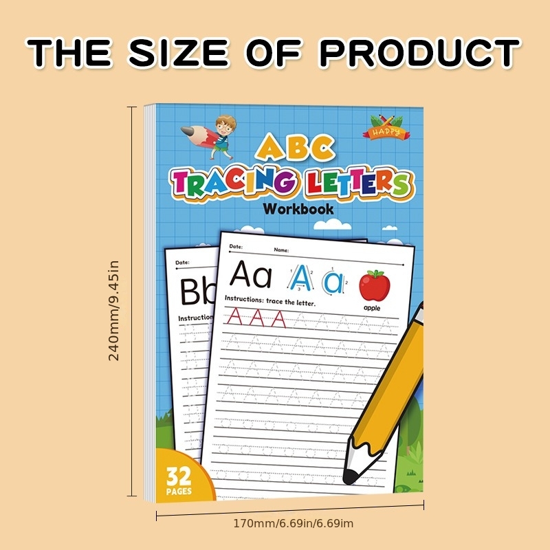 Caderno de Alfabeto A-Z - Livr - Learning Workbook Preschool avaliação e preço