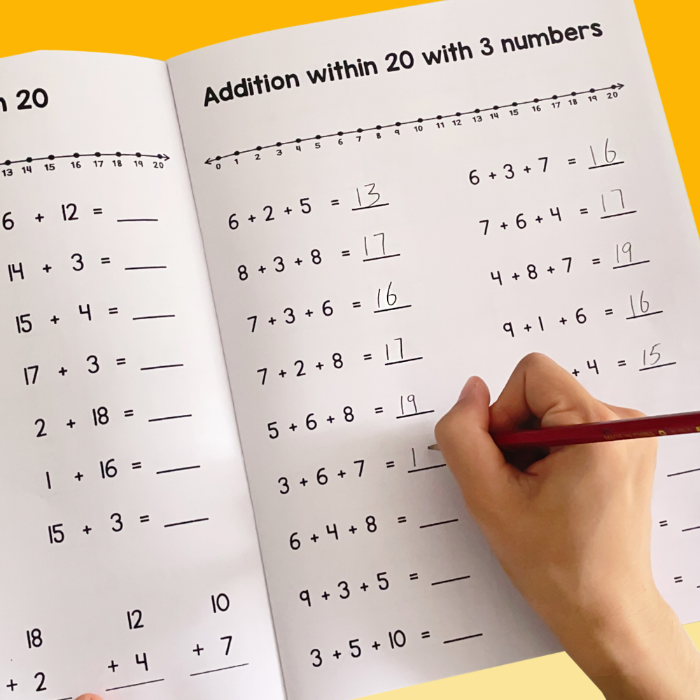 Adição e subtração dentro de 2 - Learning Workbook Preschool avaliação e preço