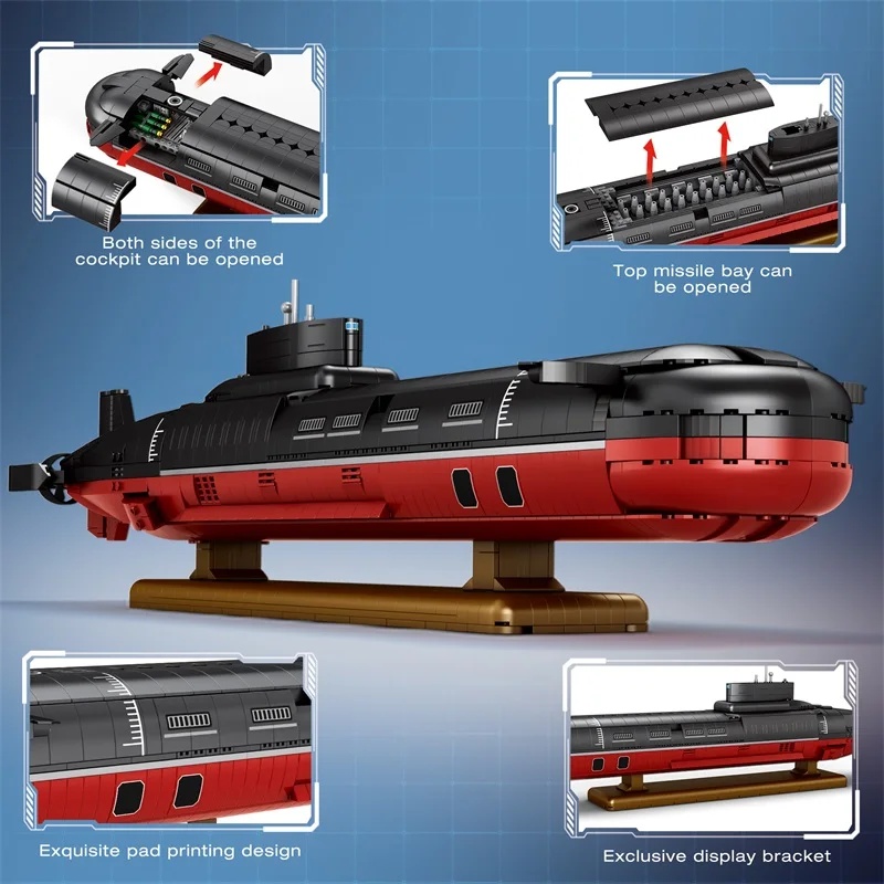 Blocos de Montar Submarino Cla - Kids Education Classes avaliação e preço