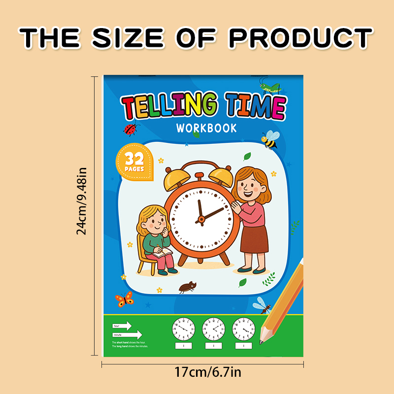 Caderno de Exercícios de Relóg - Learning Workbook Preschool avaliação e preço
