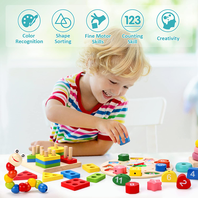 5-6 pçs/set montessori brinque - Kids Nature Education avaliação e preço
