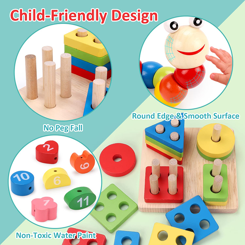 5-6 pçs/set montessori brinque - Kids Nature Education avaliação e preço